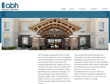 Tablet Screenshot of abhhotels.com